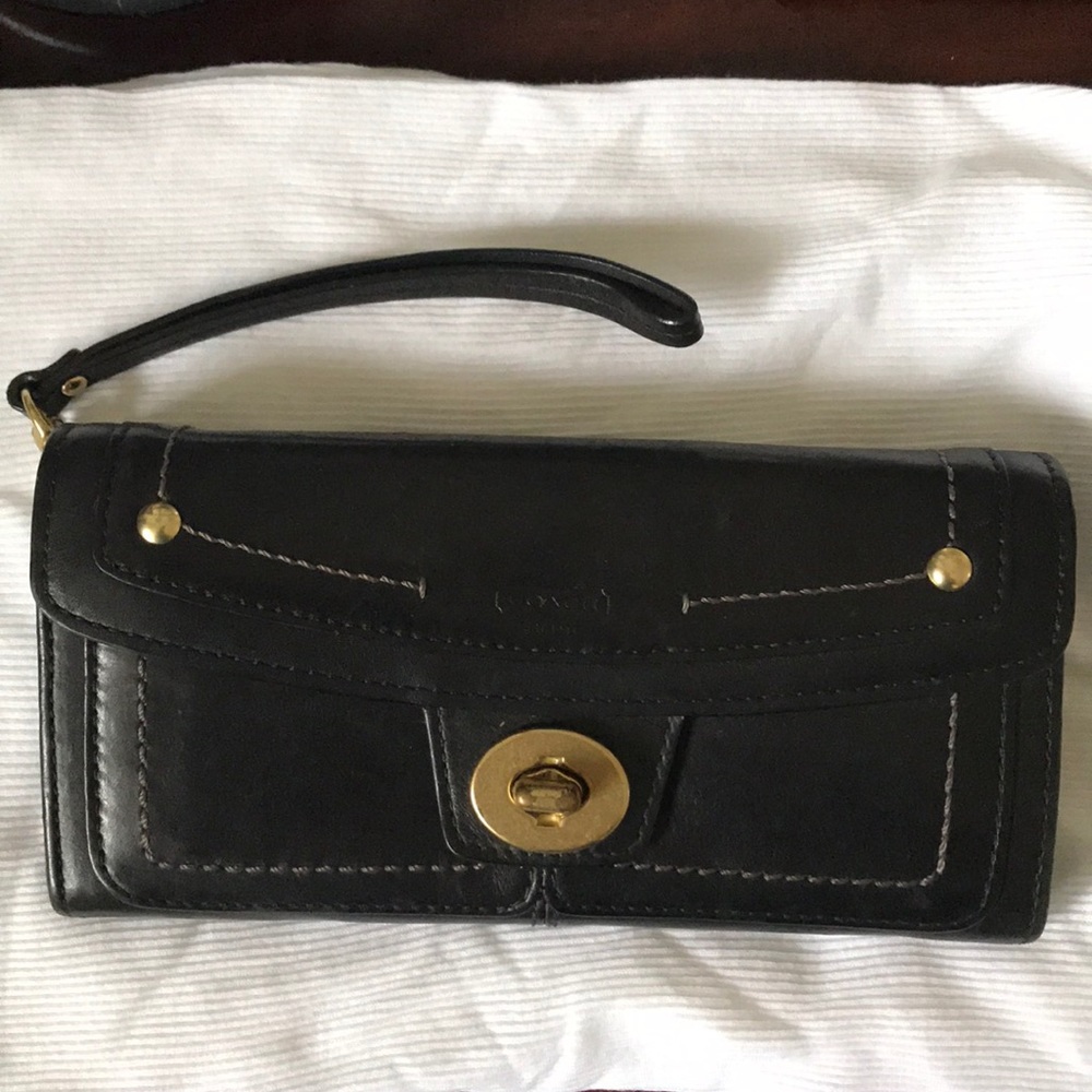 COACH leather wallet